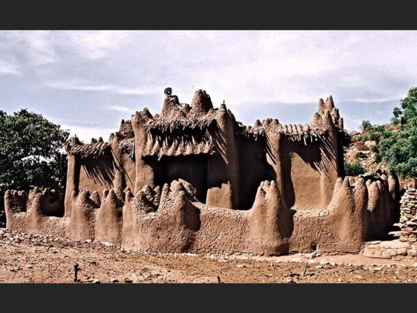 La mosquée de Nando, en pays dogon (Mali).