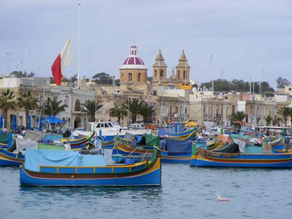 Luzzus de Marsaxlokk, Malte