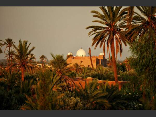 La vue depuis un hôtel de Marrakech, au Maroc.