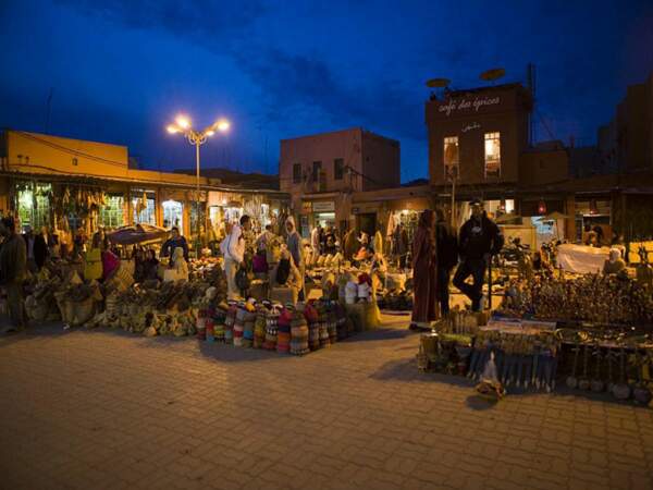 Souk à Marrakech, au Maroc