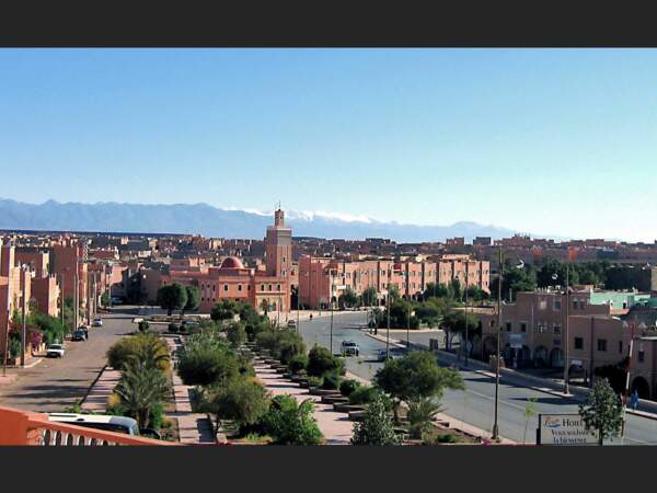 La ville de Ouarzazate, au Maroc