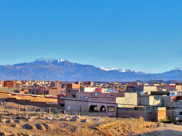 Vue sur Ouarzazate, au Maroc