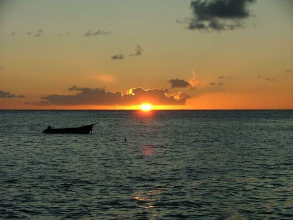 Coucher de soleil en Martinique