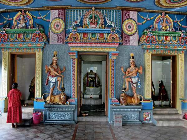 Temple tamoul sur l'île Maurice