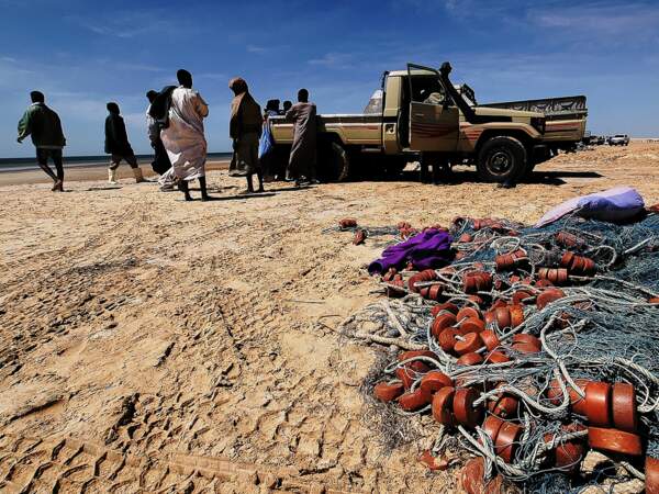 Les pêcheurs Imraguen sont soucieux, en Mauritanie