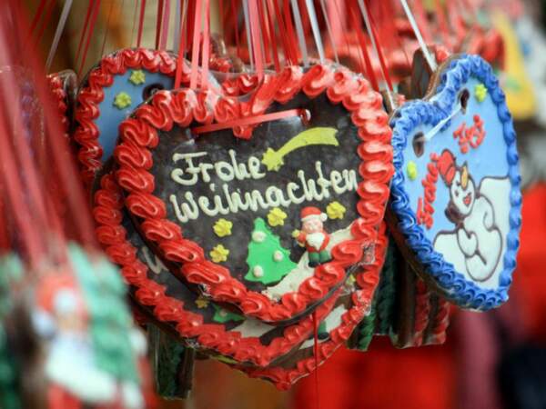 Sur les marchés de Noël de Munich, il n'est pas rare de trouver du pain d'épices.