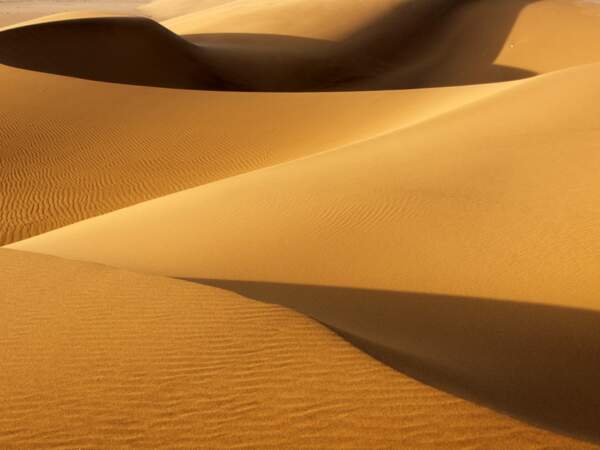 Les dunes de Walvis Bay dans le désert du Namib, Erongo, Namibie