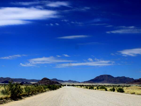Sur la route du retour à Windhoek, Khomas, Namibie