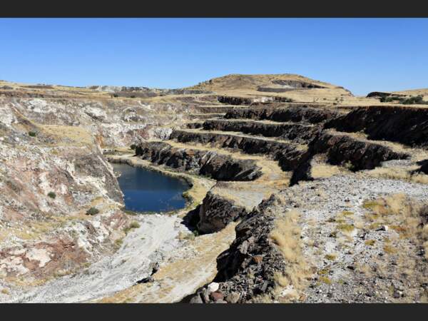 Anciennes mines d’étain à Uis, en Namibie.