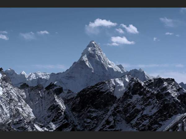 Le sommet de l’Ama Dablam, depuis le Kala Patthar, au Népal.