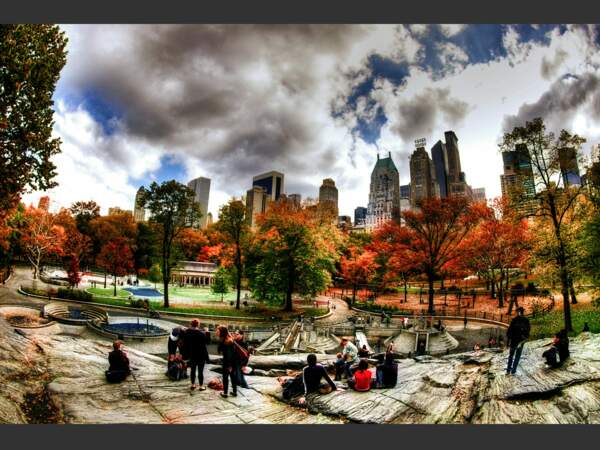 Central Park est le plus grand espace vert de la ville de New York (Etats-Unis).