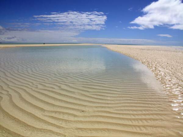 La plage de Mouli sur l’île d’Ouvéa, en Nouvelle-Calédonie