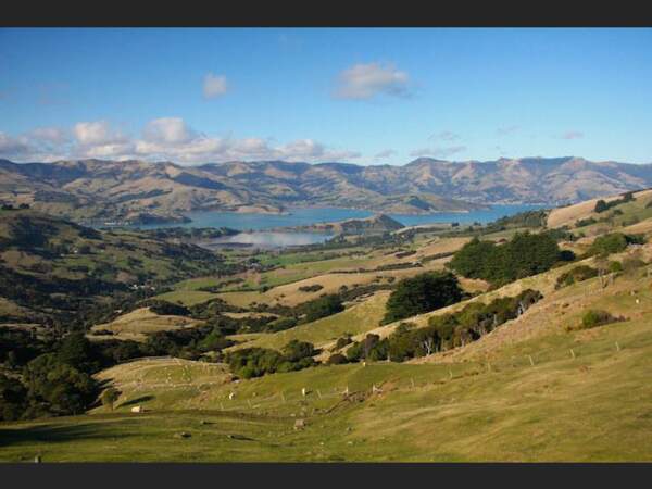 La péninsule de Banks, près de Christchurch, en Nouvelle-Zélande.