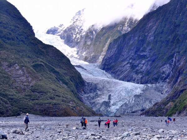 Le glacier Franz Josef sur l’île du Sud, en Nouvelle-Zélande