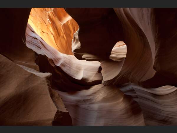 Antelope Canyon, en territoire navajo, en Arizona (Etats-Unis)