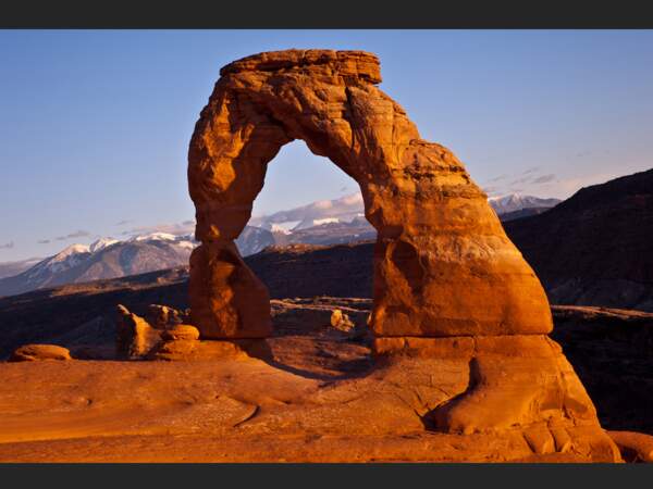 Delicate Arch, symbole de l’Utah, aux Etats-Unis