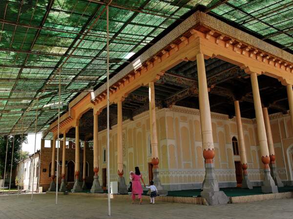 Mosquée dans la ville de Samarcande, en Ouzbékistan