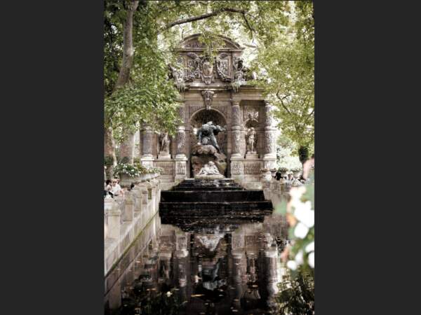 La fontaine Médicis du jardin du Luxembourg, à Paris.