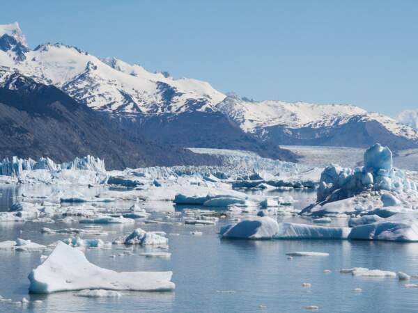 Le glacier d’Upsala dans le parc national de Los Glacieres, en Argentine