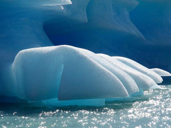Iceberg dans le parc national de Los Glacieres, en Argentine