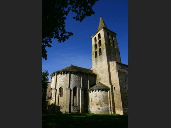 L'abbaye de Saint-Papoul, dans l'Aude, en France.