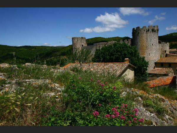 Le château de Villerouge-Termenès, dans l'Aude, en France.