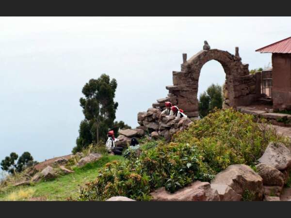 L'île de Taquile se trouve du côté péruvien du lac Titicaca. 