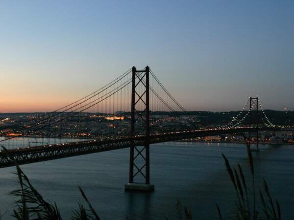 Pont du 25 avril, à Lisbonne, au Portugal