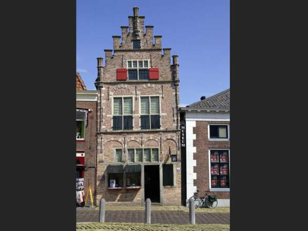 Une façade à Edam, aux Pays-Bas.
