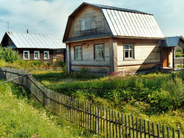 Maisons en bois à Goritsy
