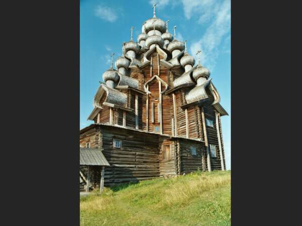 L'église de la Transfiguration sur l'île de Kiji, Russie