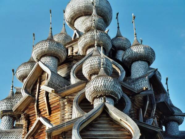 L’église de la Transfiguration sur l’île de Kiji, en Russie