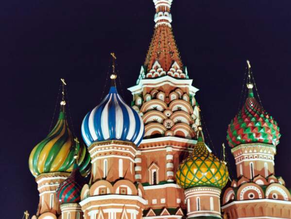 La cathédrale Basile-le-Bienheureux à Moscou, en Russie