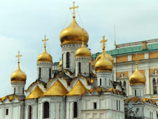 La cathédrale de l’Annonciation à Moscou, en Russie
