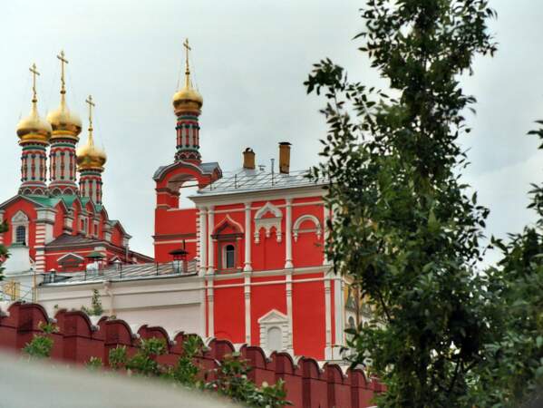 L’entrée du Kremlin à Moscou, en Russie