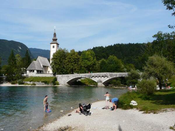 Le pont de Bohing, en Slovénie
