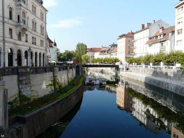 Canal de Ljubljana, en Slovénie