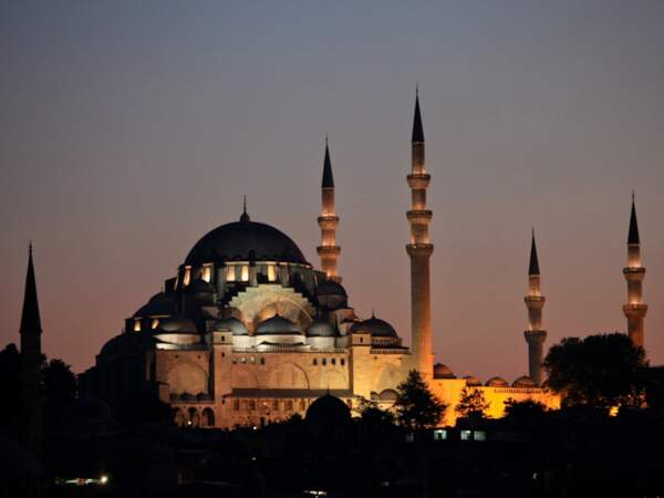 La mosquée Süleymaniye à Istanbul, en Turquie