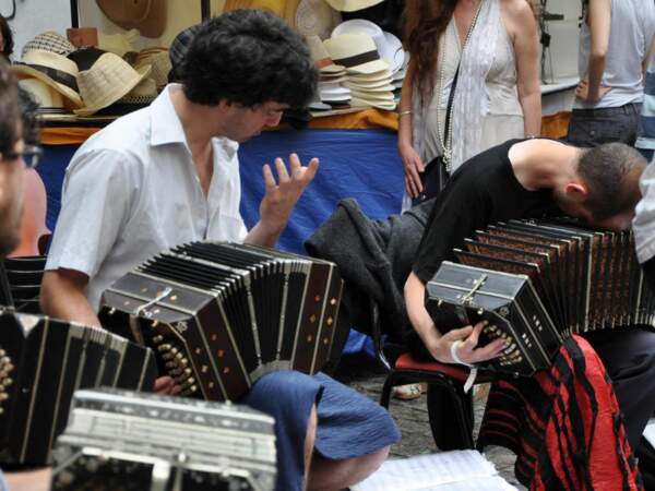 Musiciens à San Telmo (Buenos Aires, Argentine)