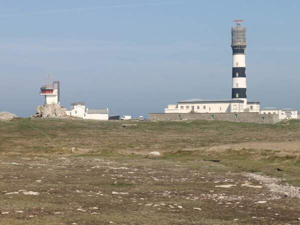 Le phare de Créac'h est le plus puissant d'Europe, sur l'île d'Ouessant, dans le Finistère, en Bretagne, en France