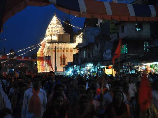 Le temple sikh de Shish Ganj Gurudwara à Delhi, en Inde.