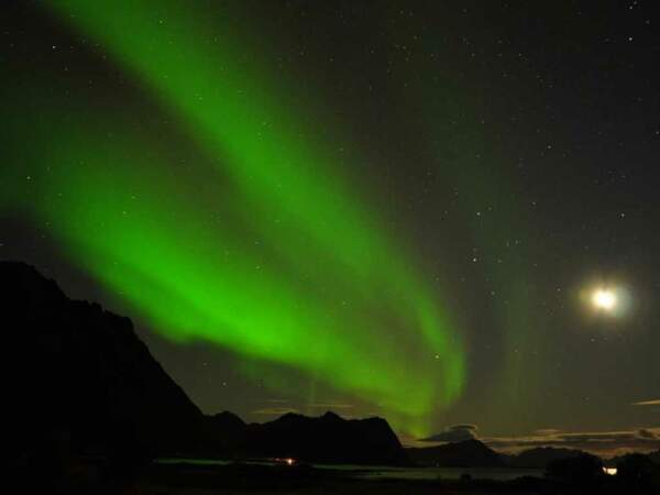 Le ciel du Finnmark, au nord de la Norvège, se remplit de nombreuses aurores boréales