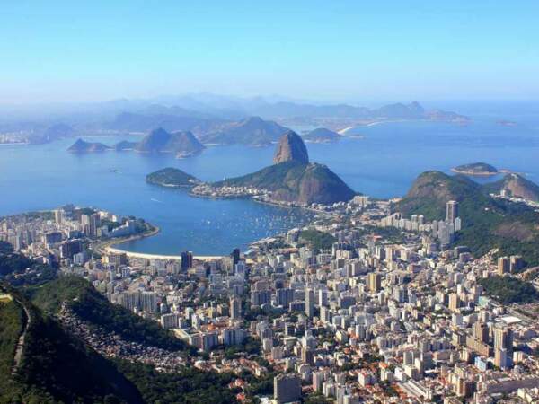 Vue de la baie de Rio de Janeiro