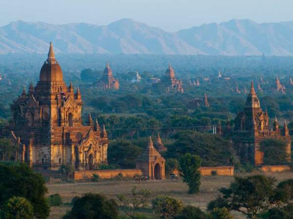 La cité archéologique de Bagan, en Birmanie, compte 2 000 pagodes