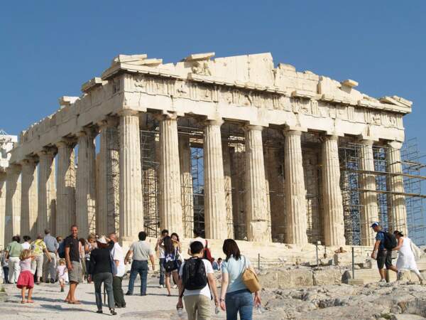 L'Acropole d'Athènes, en Grèce.