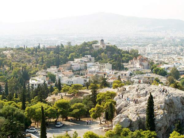 Une vue d'Athènes, en Grèce.
