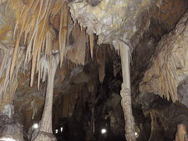 Les grottes de Diros, en Grèce.
