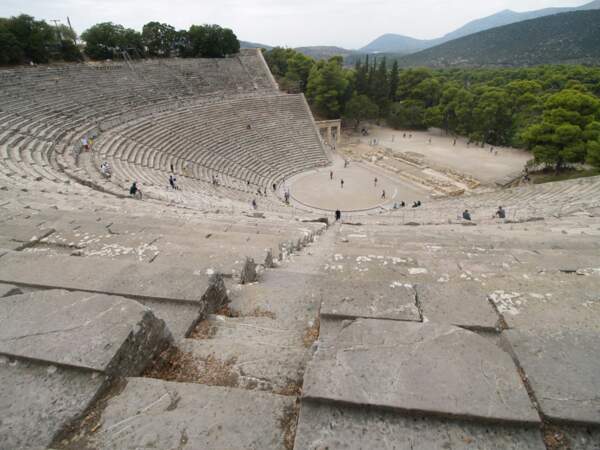 Le théâtre antique d'Epidaure, en Grèce.