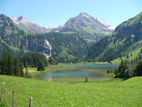 Les lacs de Lauenen, dans l’Oberland bernois, en Suisse. 
