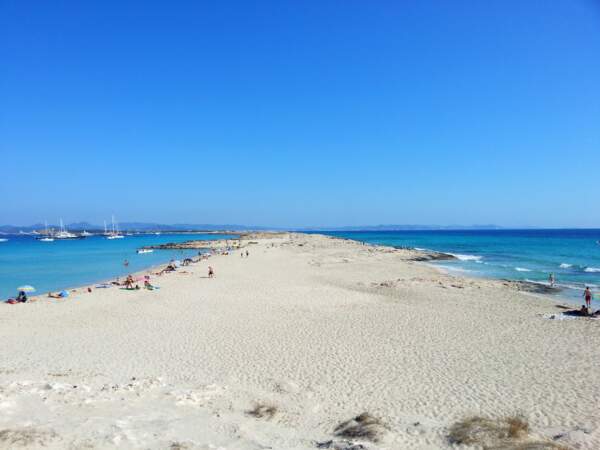 La plage de Ses Illetes, à Formentera 